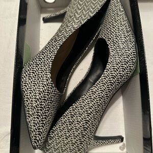 Chic Black and White Heels